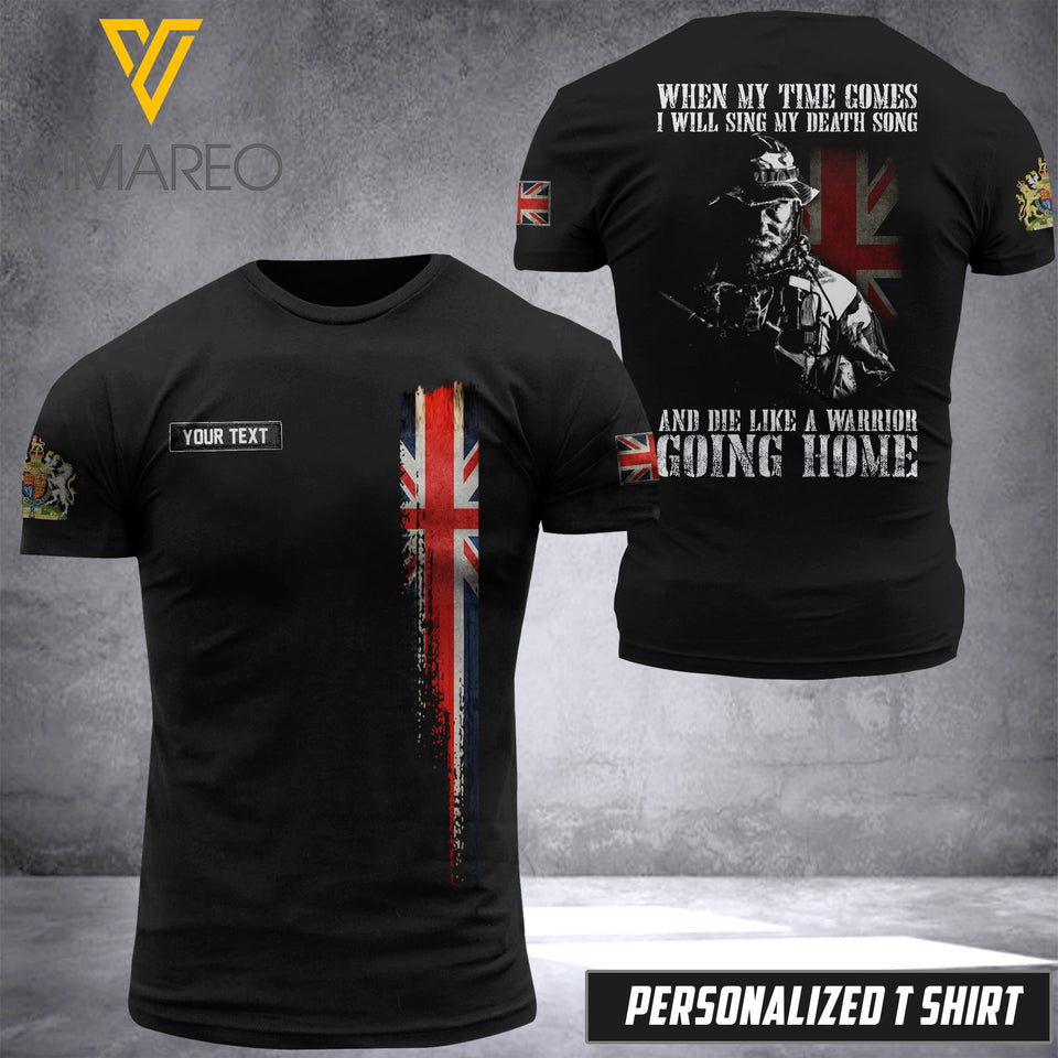 Customized British Soldier 3D Printed Combat Shirt EZHQ030621