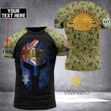 Customized Australia 3D Printed Combat Shirt EZQ1604