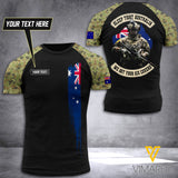 Customized Australian Soldier 3D Printed Combat Shirt EZHQ150621