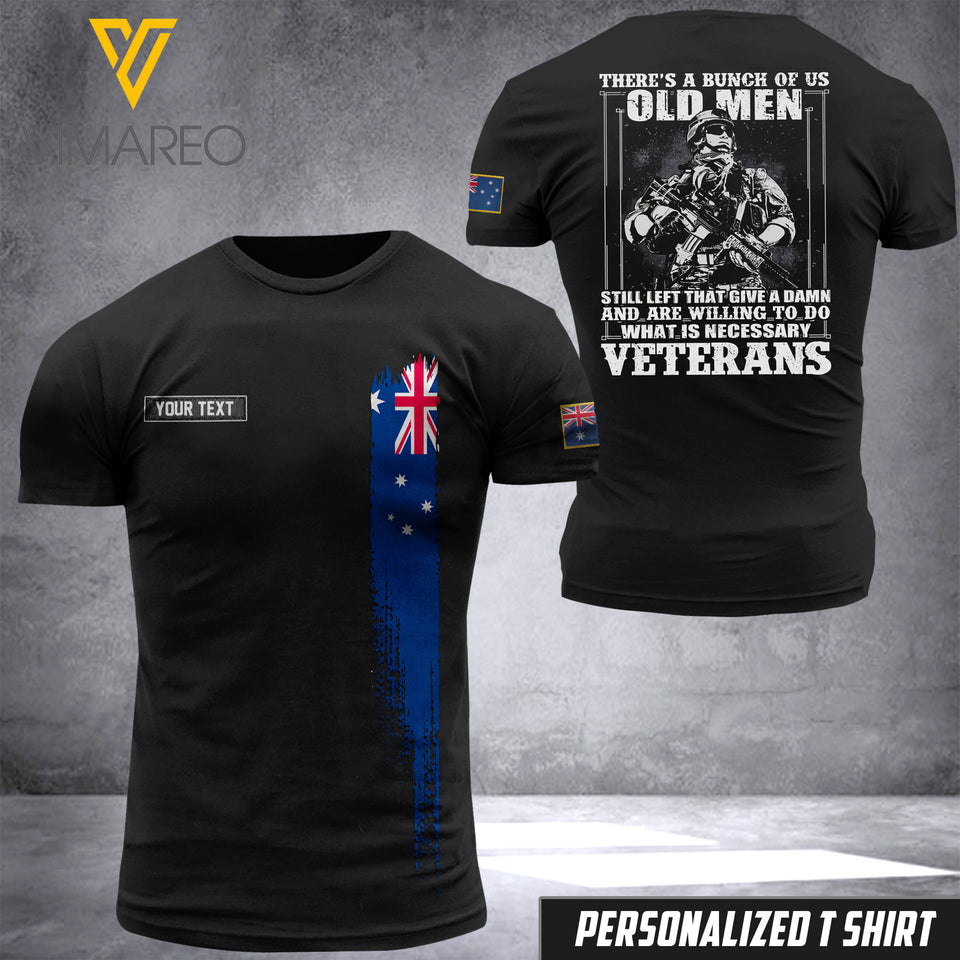 Customized Australia Soldier 3D Printed Combat Shirt EZHQ3006