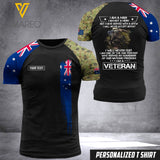 Customized Australian Soldier Combat 3D Printed Shirt EZHQ180621