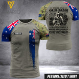 Customized Australian Soldier 3D Printed Combat Shirt EZQ210521