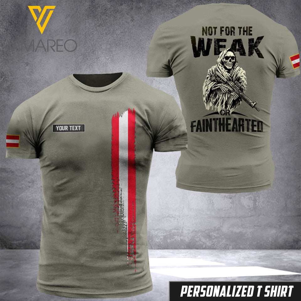 Customized Austrian soldier 3D Printed Shirt Not for the weak EZQ074