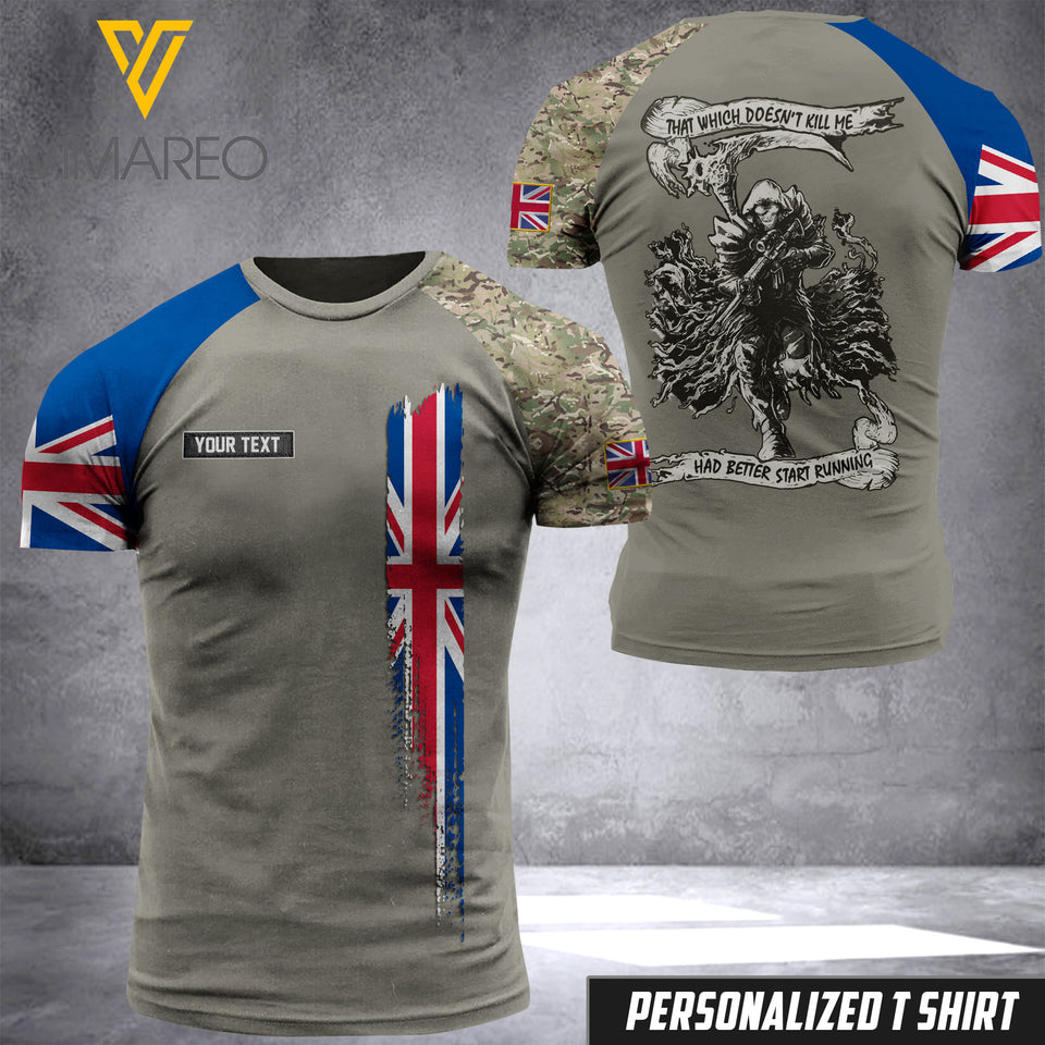 Customized British Soldier 3D Printed Combat Shirt EZQ094