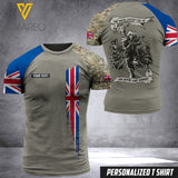 Customized British Soldier 3D Printed Combat Shirt EZQ094
