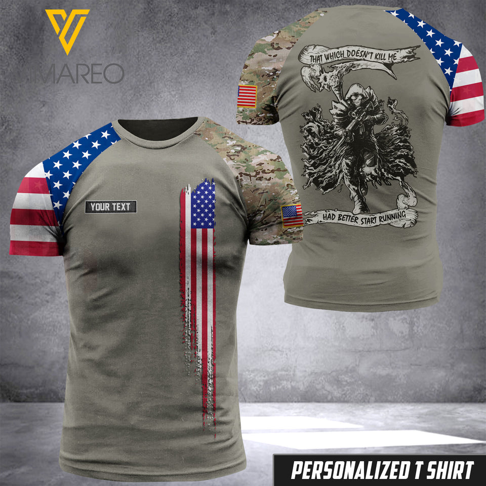 Customized US Soldier 3D Printed Combat Shirt EZQ094