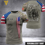 Customized US Soldier 3D Printed Combat Shirt EZQ094