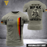 Customized German soldier 3D Printed Shirt Not for the weak EZQ074