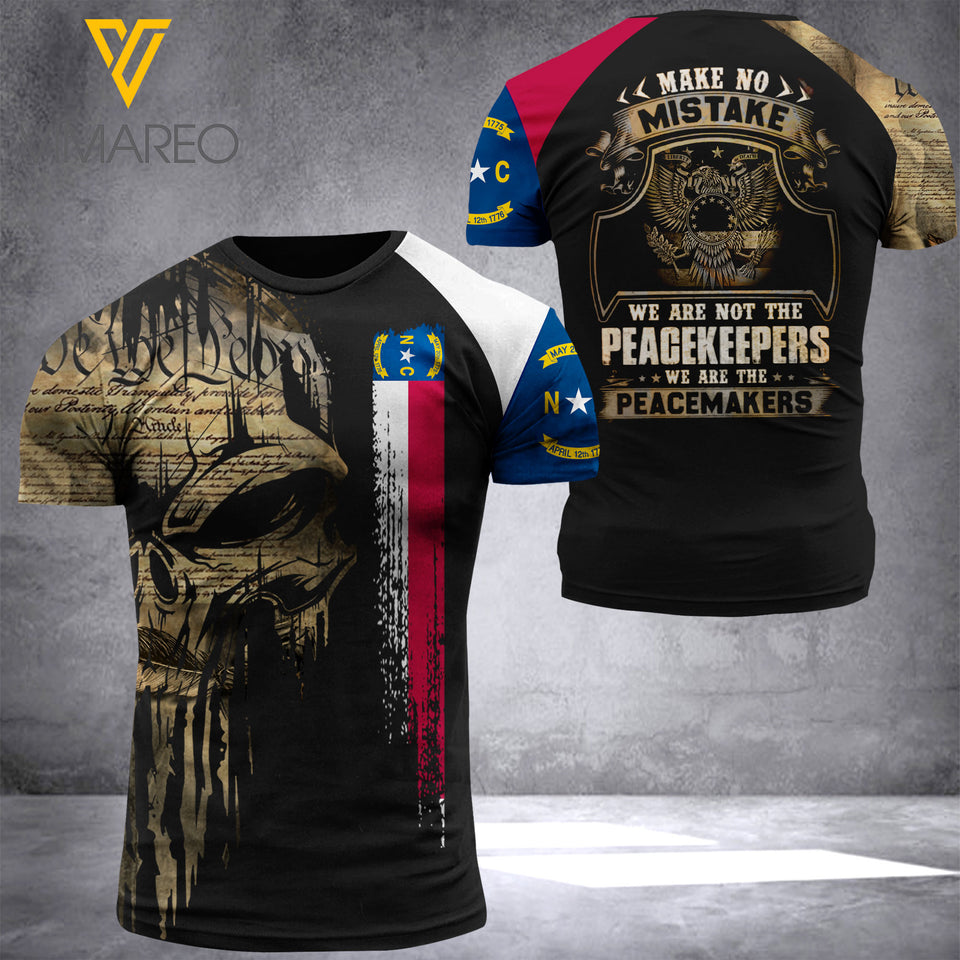 North Carolina Peacekeeper 3D Printed Combat Shirt EZHQ020621