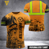 Customized Pipefitter 3D Printed Combat T Shirt/Mask Hoodie EZQ60521