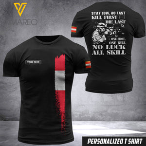 Customized Austrian Soldier 3D Printed Combat Shirt EZHQ290621