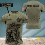 Customized Fort Bragg Soldier 3D Printed Combat Shirt EZT230721