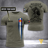 Customized Fort Carson Soldier Smile Back 3D Printed Combat Shirt EZT1204