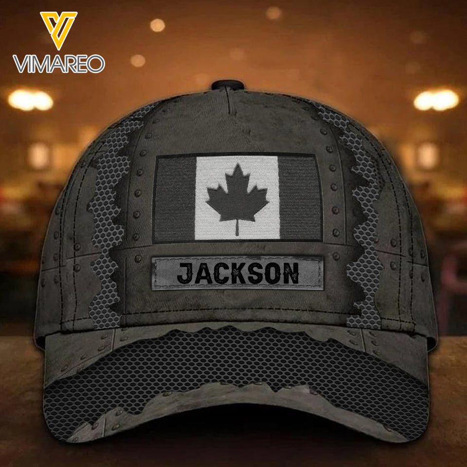 Personalized Canadian Soldier/Veterans Peaked Cap 1003NL