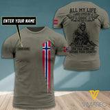 Customized Norway Soldier 3D Printed Combat Shirt EZT240621