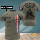 Customized British Soldier 3D Printed Combat Shirt EZT230621