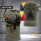 Customized Belgium Soldier 3D Printed Shirt EZPDT310521