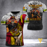 Customized Spanish Firefighter 3D Printed Combat Shirt EZT134