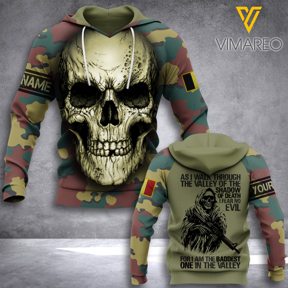 Customized Belgian Soldier 3D Printed Combat Shirt EZQ090621