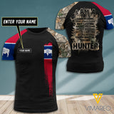 Customized Wyoming Hunter 3D Printed Combat Shirt EZT0207