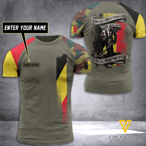 Customized Belgian Soldier 3D Printed Combat Shirt EZT094