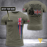 Customized British Soldier Gun Owning 3D Printed Combat Shirt EZT1204