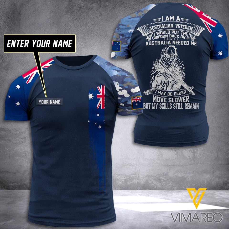 Customized Australian Air Force Storm 3D Printed Combat Shirt EZT1504