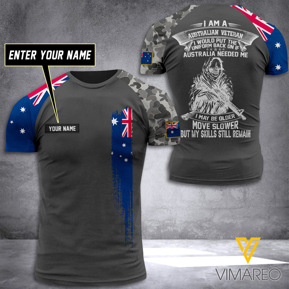Customized Australian Navy Storm 3D Printed Combat Shirt EZT1504