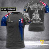 Customized Australian Navy Storm 3D Printed Combat Shirt EZT1504