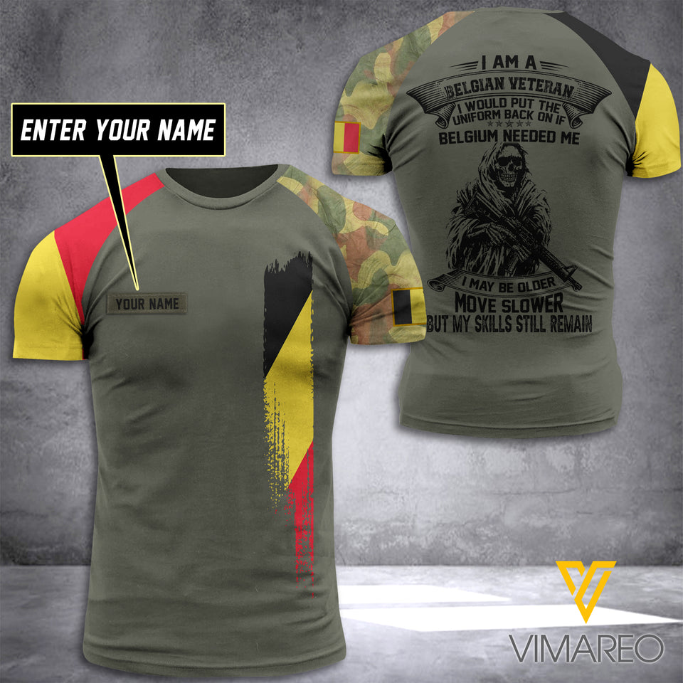 Customized Belgian Navy Storm 3D Printed Combat Shirt EZT1504