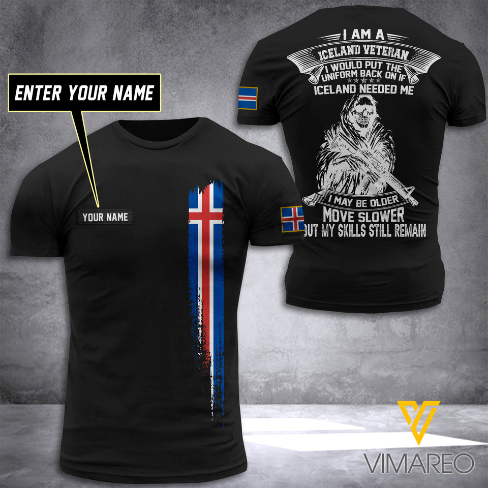 Customized Iceland Soldier 3D Printed Shirt EZT074