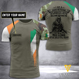 Customized Ireland Soldier 3D Printed Combat Shirt EZT084