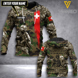 Customized Swiss Soldier 3D Printed Combat Shirt EZT1405