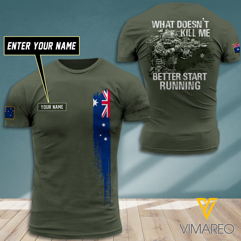 Customized Australian Soldier 3D Printed Combat Shirt EZT220621