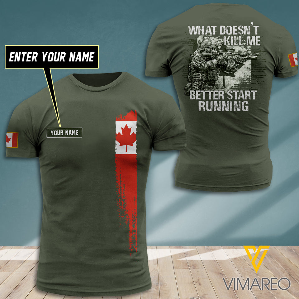 Customized Canadian Soldier 3D Printed Combat Shirt EZT220621