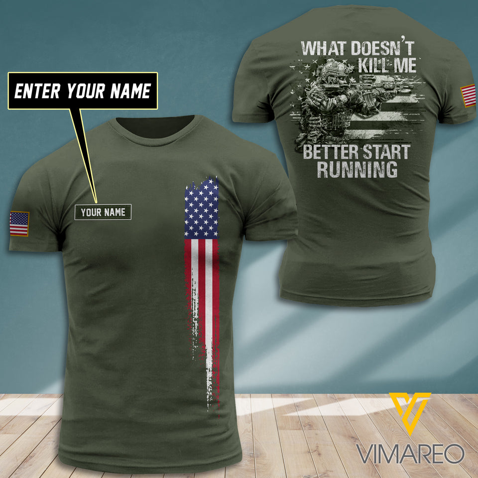 Customized US Soldier 3D Printed Combat Shirt EZT220621