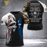 South Carolina 3D Printed Combat Shirt EZT210621