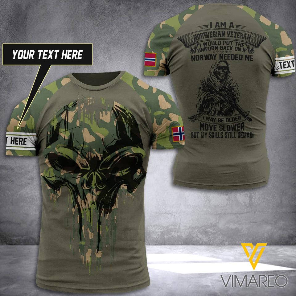 Customized Norway Soldier 3D Printed Combat Shirt EZT280421