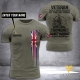 Customized British Veteran Soldier 3D Printed Combat Shirt EZT210521