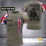 Customized British Soldier 3D Printed Combat Shirt EZT104