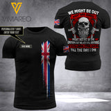 Customized British Soldier 3D Printed Combat Shirt EZQ290621