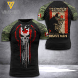 Canada Soldier T SHIRT 3D PRINTED LQ252