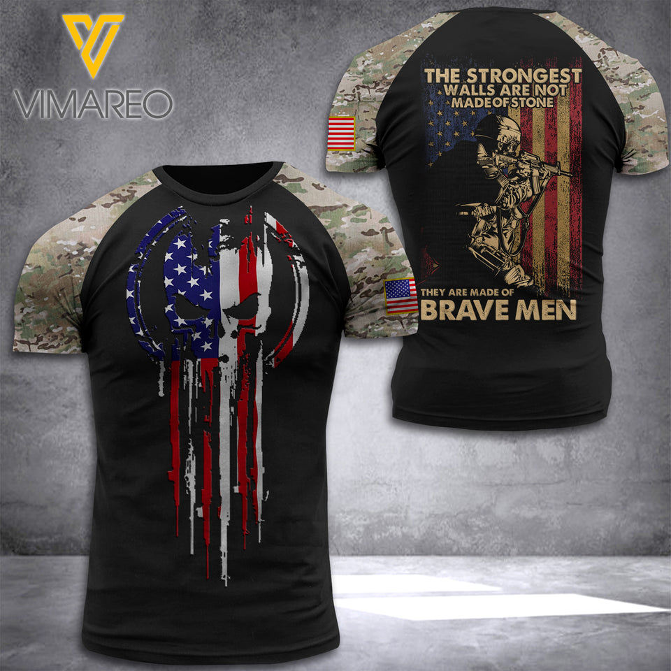 US Soldier T SHIRT 3D PRINTED LQ252