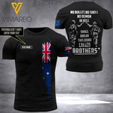 Customized Australian Soldier 3D Printed Combat Shirt EZQ240621
