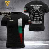 Customized Bulgaria Soldier 3D Printed Combat Shirt EZQ250621