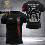 Customized Portugal Soldier 3D Printed Combat Shirt EZQ250621