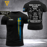 Customized Sweden Soldier 3D Printed Combat Shirt EZQ250621