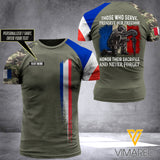 Customized French Soldier 3D Printed Combat Shirt EZHQ130521