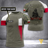Customized Poland Soldier Combat 3D Printed Shirt EZLN310521