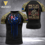Australian Soldier T SHIRT 3D PRINTED LN252